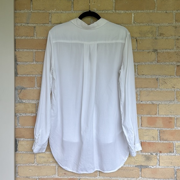 Bella Dahl White Button Down Shirt - Picture 4 of 4